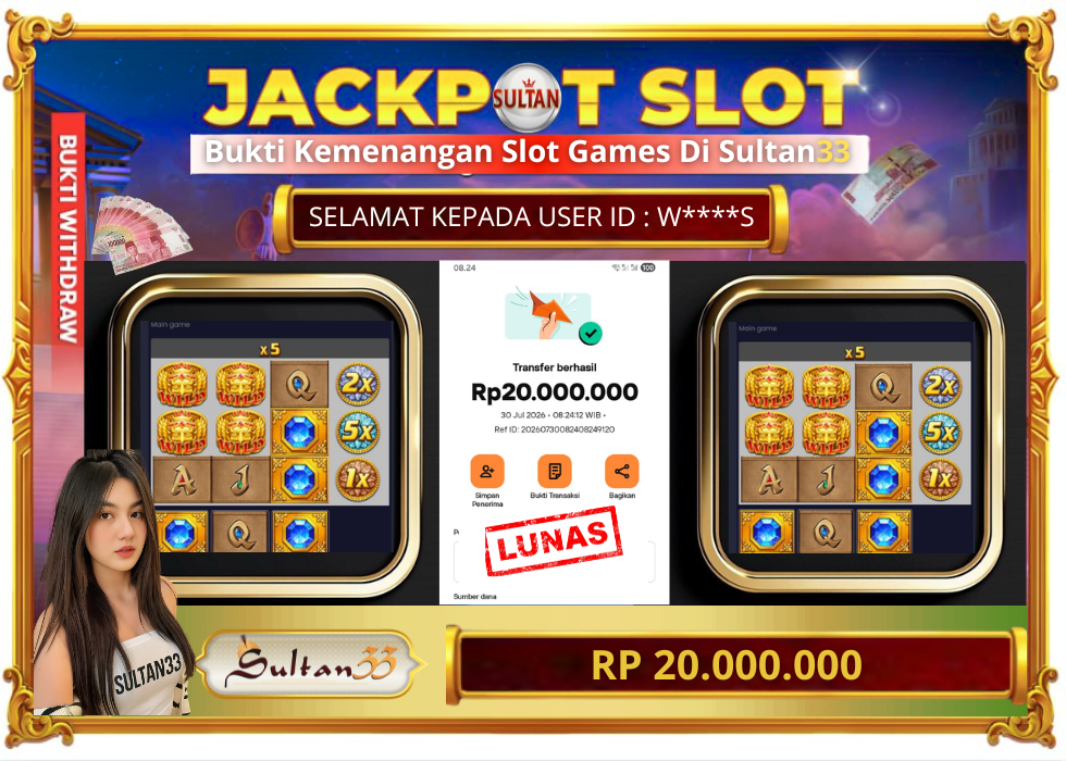 🎰 SENJU33 JACKPOT SLOT Rp. 20.000.000 LUNAS 🎉